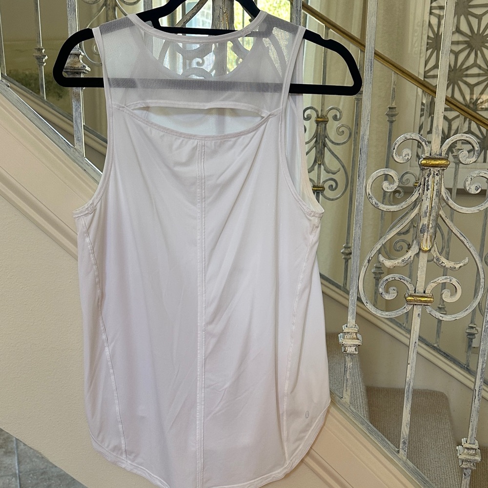 Lululemon Athletica White Tank Top